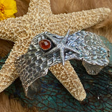 Reef Starfish and Garnet Sea Fan Coral Cuff