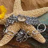 Reef Mermaid and Topez Sea Fan Coral Cuff
