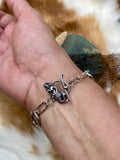 Reef Mermaid and Topez Sea Fan Coral Cuff