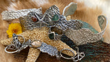Reef Mermaid and Topez Sea Fan Coral Cuff