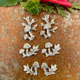 Casting - Mushroom/leave pair