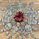 Sugar Skull "Xlarge" Castings Sterling silver