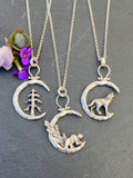 Moon Scape ~ Spruce and Bear sterling silver necklace
