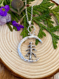 Moon Scape ~ The Mountains are Calling sterling silver necklace