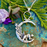 Moon Scape ~ Spruce and Bear sterling silver necklace