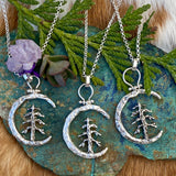 Moon Scape ~ The Mountains are Calling sterling silver necklace