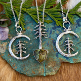 Lone Pine "Snowville Variscite" sterling silver necklace