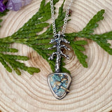 Lone Pine "7 Dwarves Turquoise" sterling silver necklace