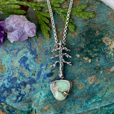 Lone Pine "N. Damele Turquoise" sterling silver necklace