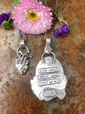Wild heart Fierce mind Brave spirit Necklace