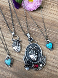 Wild heart Fierce mind Brave spirit Necklace