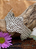 Reef Sea Fan Coral sterling silver cuff