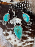 Buffalo Soldier Turquoise sterling silver necklace