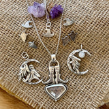 Ghost Post Sterling silver earrings