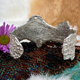 Reef Sea Fan Coral sterling silver cuff