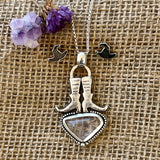 Witchie Woman - Ice crystal faceted gem necklace
