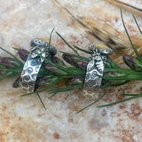 Bee & Ethiopian rose cut Opal II Sterling Silver Ring Size 7.0 US