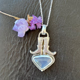 Witchie Woman - Ice crystal faceted gem necklace