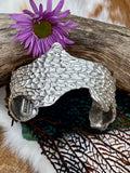 Reef Sea Fan Coral sterling silver cuff