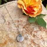 Mini OWL face Spirit Animal hand cast necklace