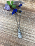 Pineapple Necklace, rustic, artisan, metalwork, handmade, boho, gypsy