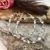 Bold and Twisted Sterling Silver Earrings