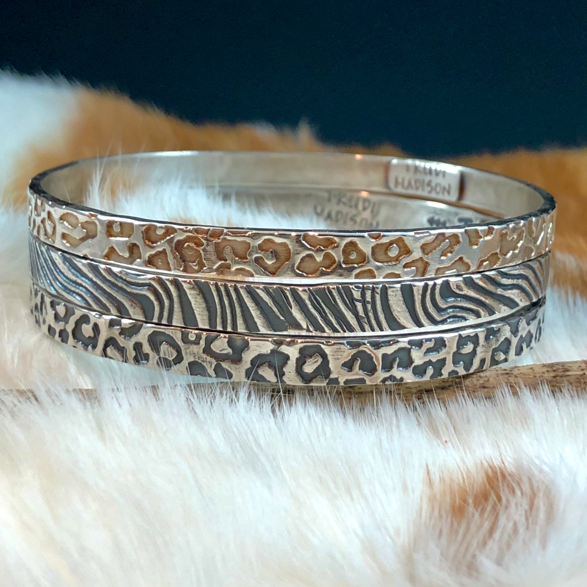 TWISTED Stacker Bangle Sterling Silver Bangle Bracelet – Trudi Madison