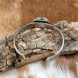 Wild Heart Turquoise sterling silver cuff bracelet