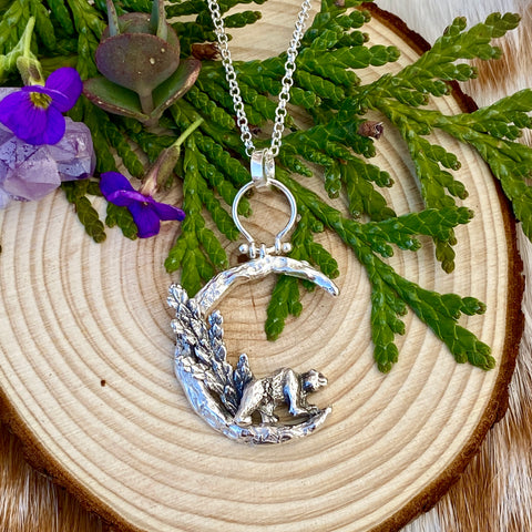 Moon Scape ~ Spruce and Bear sterling silver necklace