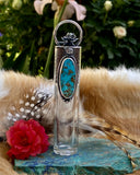 Kingman Turquoise Elixir Hand sanitizer "PROTECTOR" Glass bottle