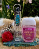 Kingman Turquoise Elixir Hand sanitizer "PROTECTOR" Glass bottle