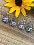 Mini OWL face Spirit Animal hand cast necklace